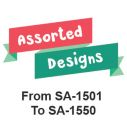 Assorted Designs From SA-1501 - SA-1550