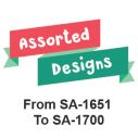 Assorted Designs From SA-1651 - SA-1700