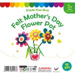 Felt Mother's Day Flower Pot Pack of 10