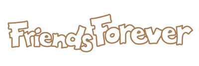 Wooden Greeting Words - Friends Forever