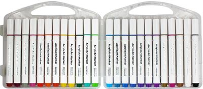 Acrylic Art Marker - 24 Colours - Contents