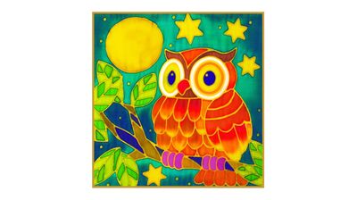 Batik Painting Malaysia - Owl Batik