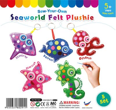 Felt Seaworld Plushie - Pack of 5