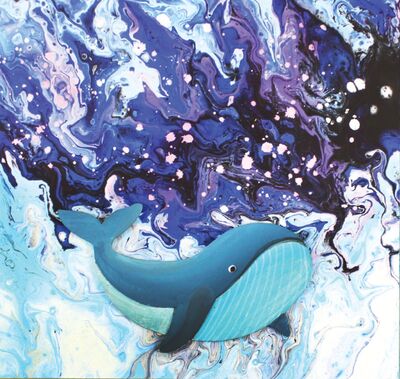 Washable Pour Art Paint - Whale Art