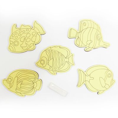 5-in-1 Sand Art Fish Board - Loose - Contents