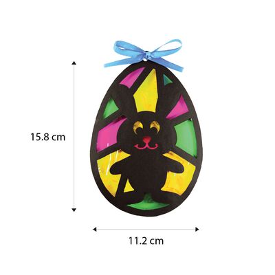 Stained Glass Easter Egg - Size