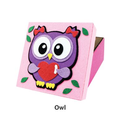 Felt Animal Gift Box - Owl
