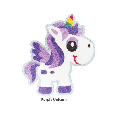 5-in-1 Sand Art Unicorn Board - Purple Unicorn