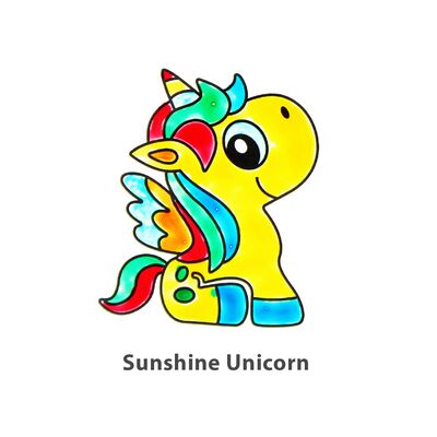 Suncatcher Window Deco Kit - Majestic Unicorn - Sunshine Unicorn