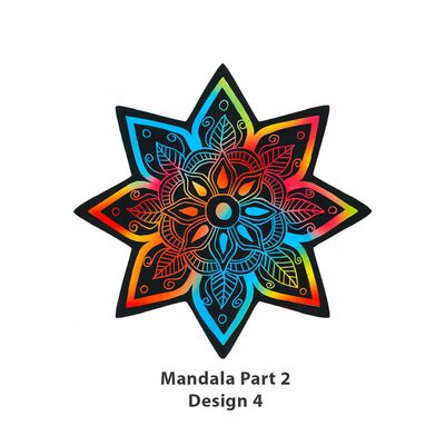 Scratch Art Mandala Kit - Part 2