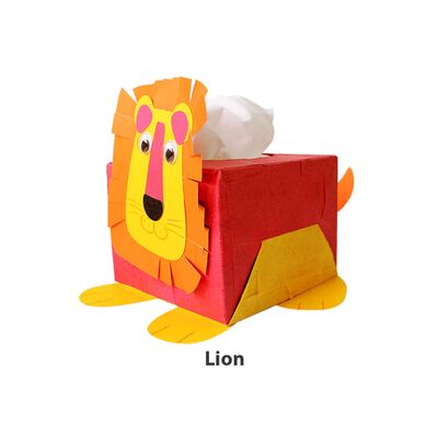 Animal Paper Tissue Box - Lion