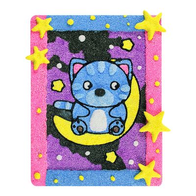 Foam Clay Deco - Kitty on Moon