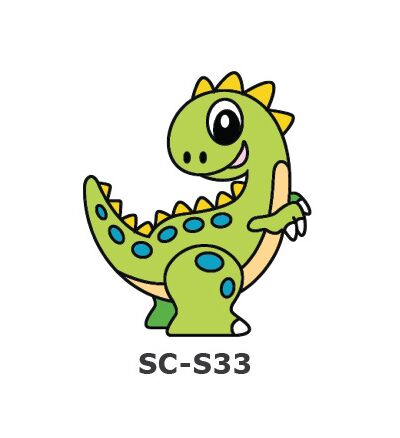 Suncatcher Small Keychain - Dinosaur
