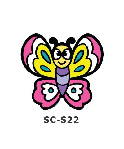 Suncatcher Small Keychain - Butterfly