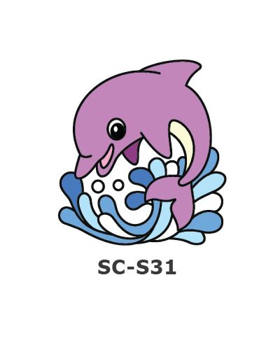 Suncatcher Small Keychain - Dolphin