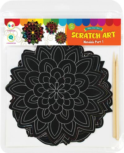 Scratch Art Mandala Kit - Part 1