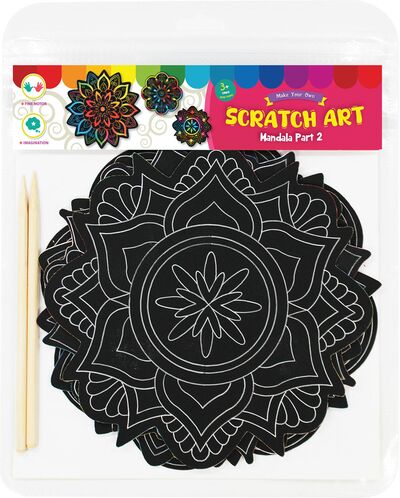 Scratch Art Mandala Kit - Part 2