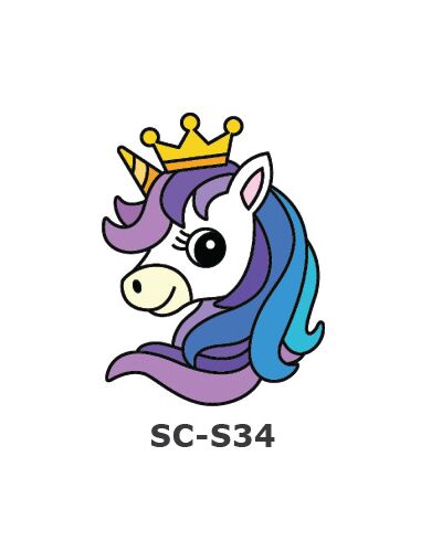 Suncatcher Small Keychain - Unicorn