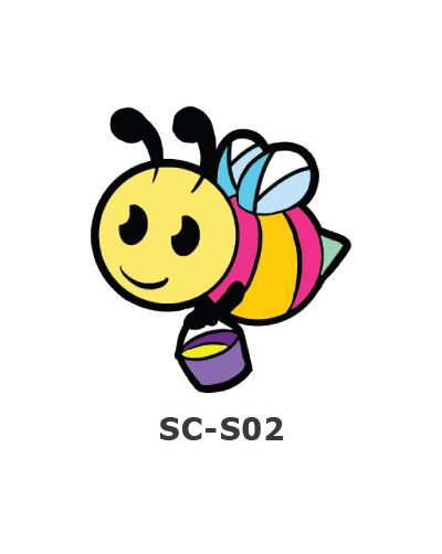 Suncatcher Small Keychain - Honey Bee