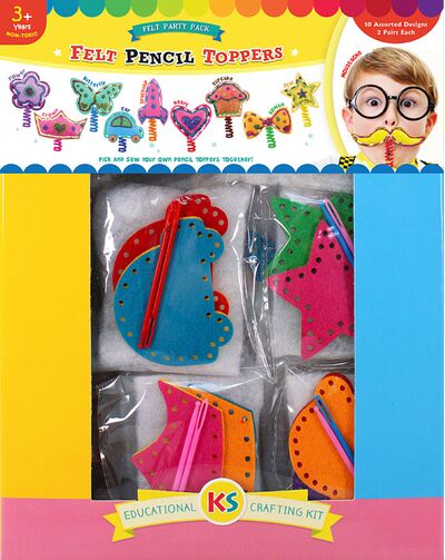 Felt Pencil Topper Party Kit - Pack of 20