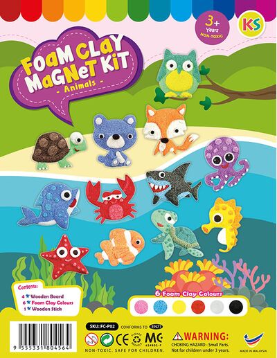 Foam Clay Creatures Magnet Kit