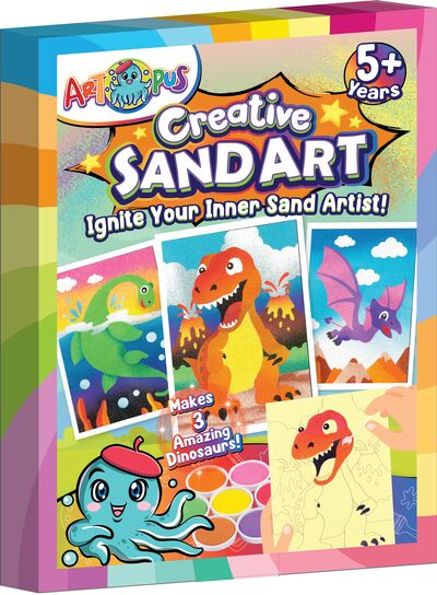 Creative Sand Art Set - Dinosaurs