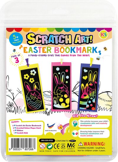 Scratch Art Easter Bookmark Kit