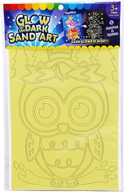 Glow-in-the-Dark Sand Art Kit