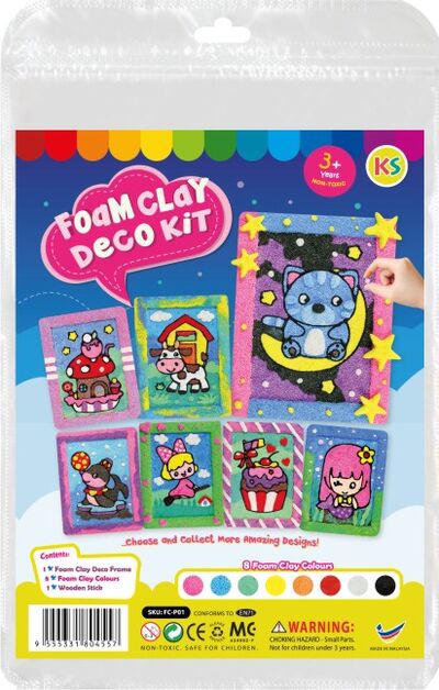 Foam Clay Deco Kit - Front