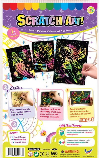 Scratch Art Kit - Mother's Day, Father's Day, Teacher's Day